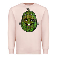 Pale Pink leopard pumpkin frankestein Premium Sweatshirt - RanaPortraitStore