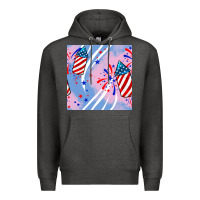 Charcoal Heather patriotic fireworks Premium Hoodie - BundleAndBundleShop