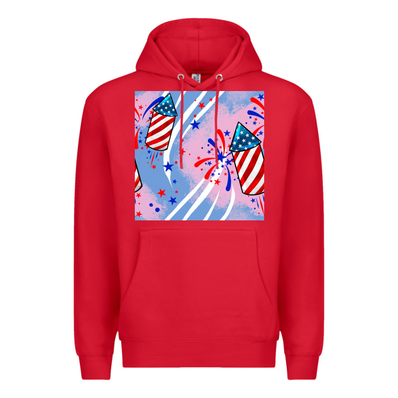 Patriotic Fireworks Premium Hoodie by BundleAndBundleShop | Teevron