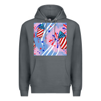 Rock patriotic fireworks Premium Hoodie - BundleAndBundleShop