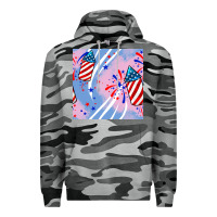 Slate Camo patriotic fireworks Premium Hoodie - BundleAndBundleShop