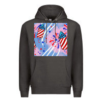 Smoke patriotic fireworks Premium Hoodie - BundleAndBundleShop