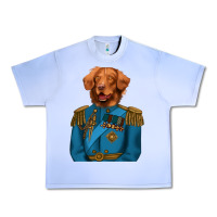 Grape Ice Golden Retriever Dog Portrait,Custom Pet Portraits,Renaissance Dog Urban Heavy Tee - RanaPortraitStore