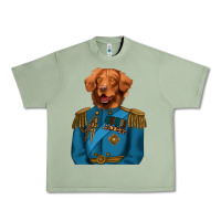 Oil Green Golden Retriever Dog Portrait,Custom Pet Portraits,Renaissance Dog Urban Heavy Tee - RanaPortraitStore