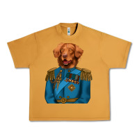 Peanut Butter Golden Retriever Dog Portrait,Custom Pet Portraits,Renaissance Dog Urban Heavy Tee - RanaPortraitStore