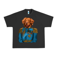 Pigment Black Golden Retriever Dog Portrait,Custom Pet Portraits,Renaissance Dog Urban Heavy Tee - RanaPortraitStore