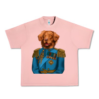 Salmon Golden Retriever Dog Portrait,Custom Pet Portraits,Renaissance Dog Urban Heavy Tee - RanaPortraitStore