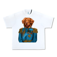 White Golden Retriever Dog Portrait,Custom Pet Portraits,Renaissance Dog Urban Heavy Tee - RanaPortraitStore