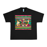 Black mexican tequila skull roses cactus sombrero Urban Heavy Tee - Artiststas
