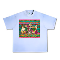 Mexican Tequila Skull Roses Cactus Sombrero Urban Heavy Tee | Teevron