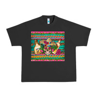 Pigment Black mexican tequila skull roses cactus sombrero Urban Heavy Tee - Artiststas