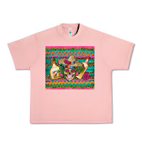Salmon mexican tequila skull roses cactus sombrero Urban Heavy Tee - Artiststas