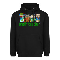 Black math teacher coffee cups Heavyweight Hoodie - texasbilliewilder