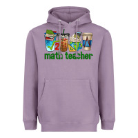 Lavender math teacher coffee cups Heavyweight Hoodie - texasbilliewilder