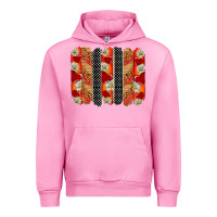 Fuchsia Pink ladybug brushstrokes Urban Hoodie - BarkalooDesign