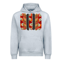 Heather Grey ladybug brushstrokes Urban Hoodie - BarkalooDesign