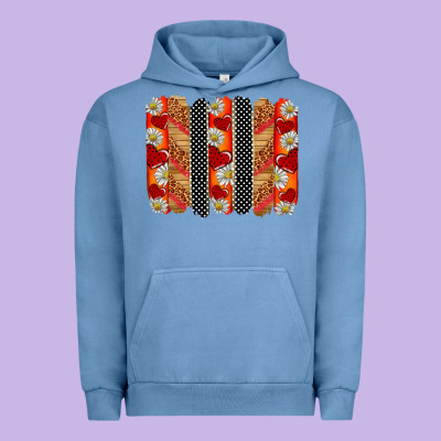 Ladybug Brushstrokes Urban Hoodie Designed By Barkaloodesign