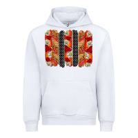 White ladybug brushstrokes Urban Hoodie - BarkalooDesign