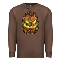 Chestnut watercolor leopard pumpkin Premium Sweatshirt - RanaPortraitStore
