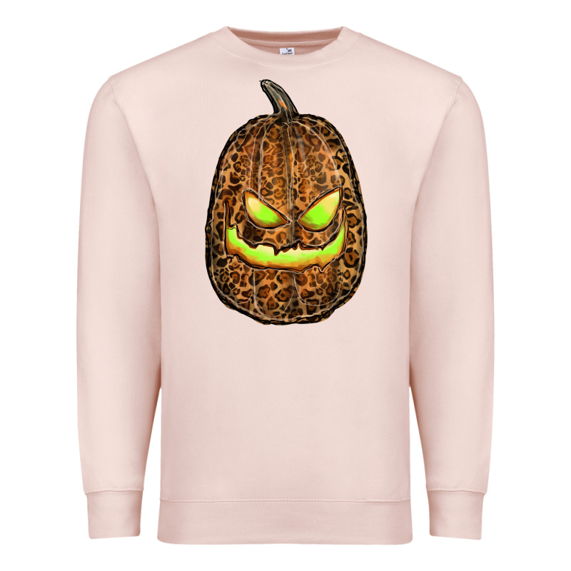 Watercolor Leopard Pumpkin Premium Sweatshirt by RanaPortraitStore | Teevron