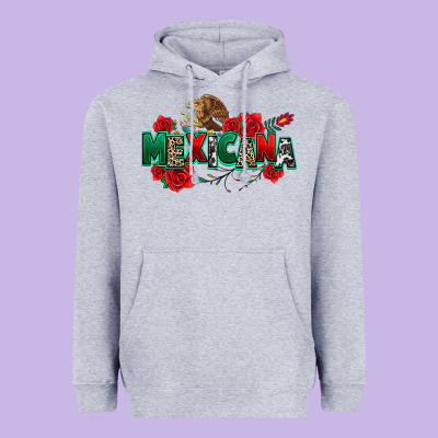 Mexicana Heavyweight Hoodie Designed By Texasbilliewilder