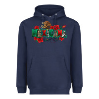 Navy mexicana Heavyweight Hoodie - texasbilliewilder