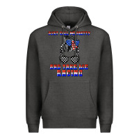 Charcoal Heather just call me pretty and take me racing Premium Hoodie - JahusDesignShop