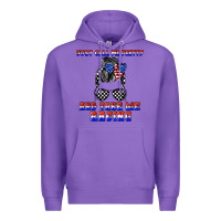 Purple just call me pretty and take me racing Premium Hoodie - JahusDesignShop