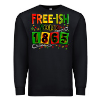 Black Free-ish since 1865 Premium Sweatshirt - Zillion Design Studio