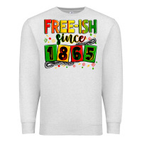 Oatmeal Heather Free-ish since 1865 Premium Sweatshirt - Zillion Design Studio