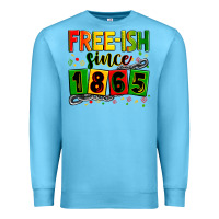 Ocean Blue Free-ish since 1865 Premium Sweatshirt - Zillion Design Studio