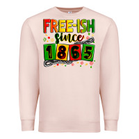 Pale Pink Free-ish since 1865 Premium Sweatshirt - Zillion Design Studio