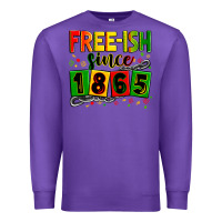 Purple Free-ish since 1865 Premium Sweatshirt - Zillion Design Studio