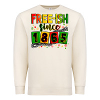 Sandshell Free-ish since 1865 Premium Sweatshirt - Zillion Design Studio