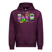 Mauve Wine mardi gras coffee Urban Hoodie - Jasminsmagicworld
