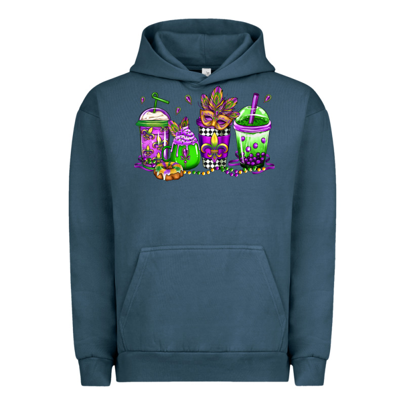Mardi Gras Coffee Urban Hoodie by Jasminsmagicworld | Teevron