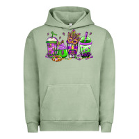 Pigment Oil Green mardi gras coffee Urban Hoodie - Jasminsmagicworld