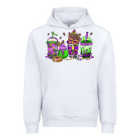 White mardi gras coffee Urban Hoodie - Jasminsmagicworld