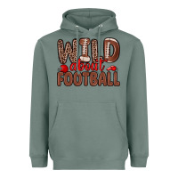 Sage wild about football Heavyweight Hoodie - Zillion Design Studio