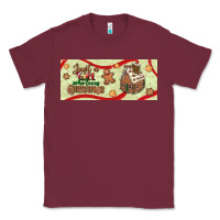Burgundy just a girl who loves christmas Classic Tee - BundleAndBundleShop