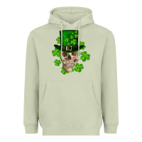 Matcha st. patrick's day skull Heavyweight Hoodie - RanaPortraitStore