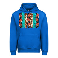 Cobalt ladybug brushstrokes  2 Urban Hoodie - BarkalooDesign