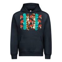 Navy ladybug brushstrokes  2 Urban Hoodie - BarkalooDesign