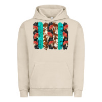 Pigment French Oak ladybug brushstrokes  2 Urban Hoodie - BarkalooDesign