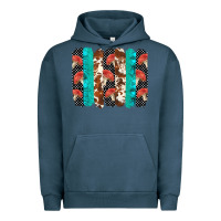 Pigment Midnight Navy ladybug brushstrokes  2 Urban Hoodie - BarkalooDesign