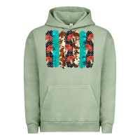 Pigment Oil Green ladybug brushstrokes  2 Urban Hoodie - BarkalooDesign