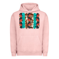 Pigment Salmon ladybug brushstrokes  2 Urban Hoodie - BarkalooDesign