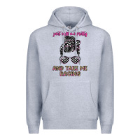 Heather Grey just call me pretty and take me racing Premium Hoodie - JahusDesignShop