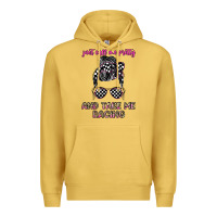 Antique Gold just call me pretty and take me racing Premium Hoodie - JahusDesignShop