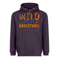 Plum wild about basketball Heavyweight Hoodie - Zillion Design Studio
